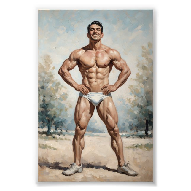 Foto Físico Masculino Sonriente Clásico (Frente)