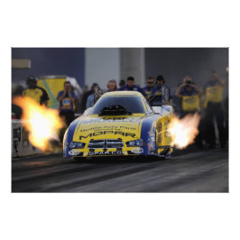 Foto Flamante Funny Car Drag Racer Sports