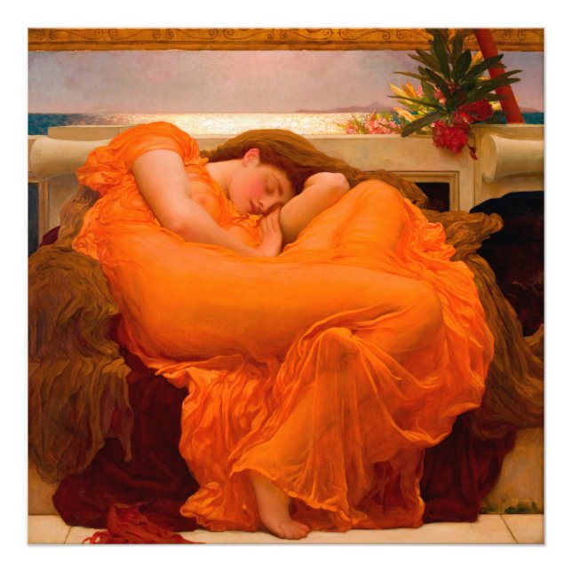 Foto Flamante junio por Lord Frederic Leighton (Frente)