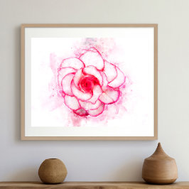 Foto Flor acuarela de Begonia - wb1