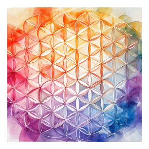 Foto Flor de la Vida - Pintura Acuarela