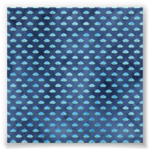 Foto Flor de Loto Azul Planta Acuática Espiritual Budis