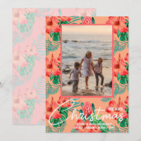 Foto floral de Feliz Navidad