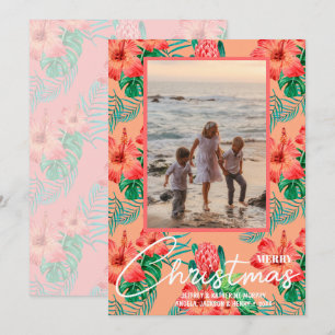 Foto floral de Feliz Navidad