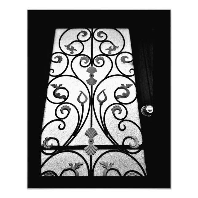 Foto Floral negra (Frente)