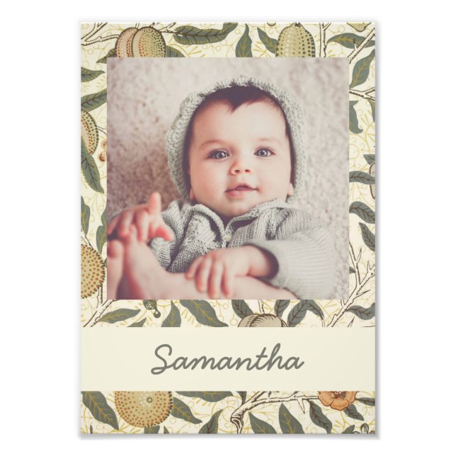 Foto Floral virgen William Morris Fruit Art Nouveau (Frente)