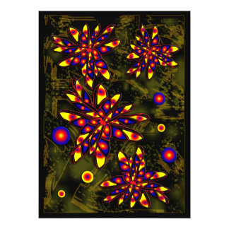 Foto Flores abstractas