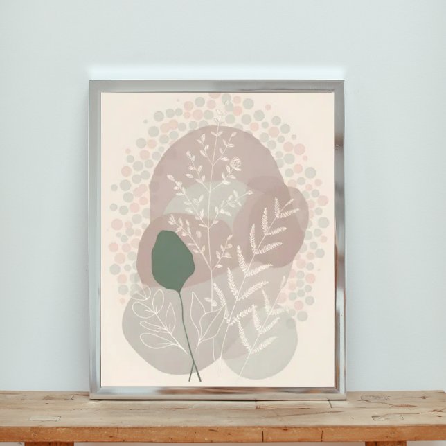 Foto Flores acuáticas onduladas - Arte botánico moderno (Subido por el creador)