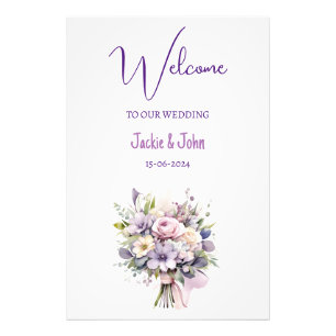 Foto Flores acuáticas. Signo de bienvenida boda.