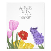 Flores auténticamente coloreadas con agua de mano
