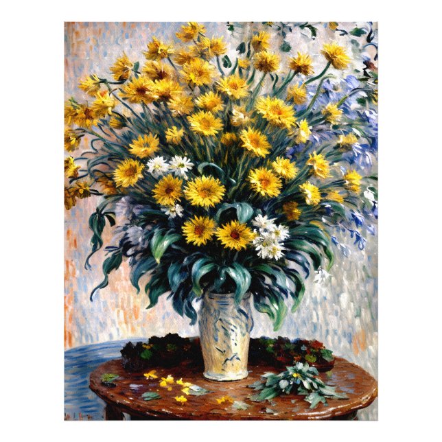 Foto Flores de alcachofa de Jerusalén (Frente)