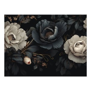 Foto Flores de blanco y negro