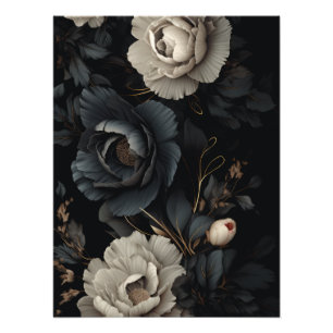 Foto Flores de blanco y negro