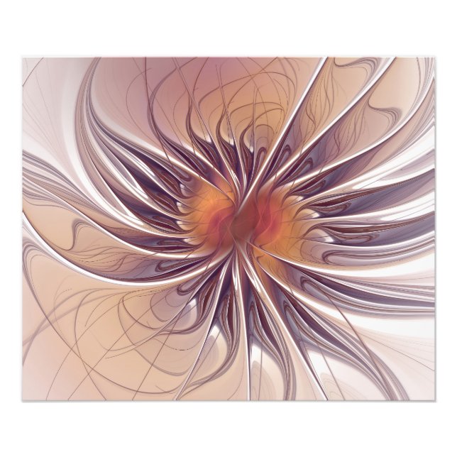 Foto Flores de fantasía fractal blandas y tendientes (Frente)