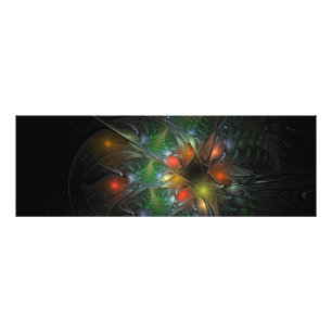 Foto Flores de fantasía fractal blandas y tendientes