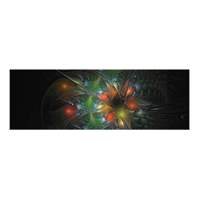 Foto Flores de fantasía fractal blandas y tendientes (Frente)