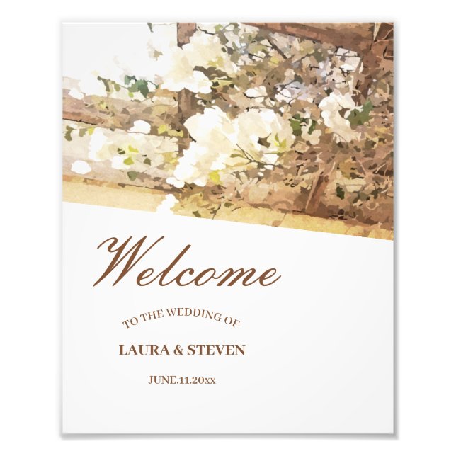 Foto Flores de jazmín colgantes (Frente)