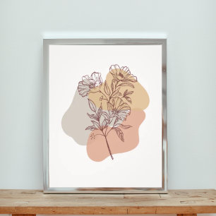 Foto Flores deslucidas a mano en la rama