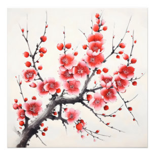 Foto Flores rojas florecientes