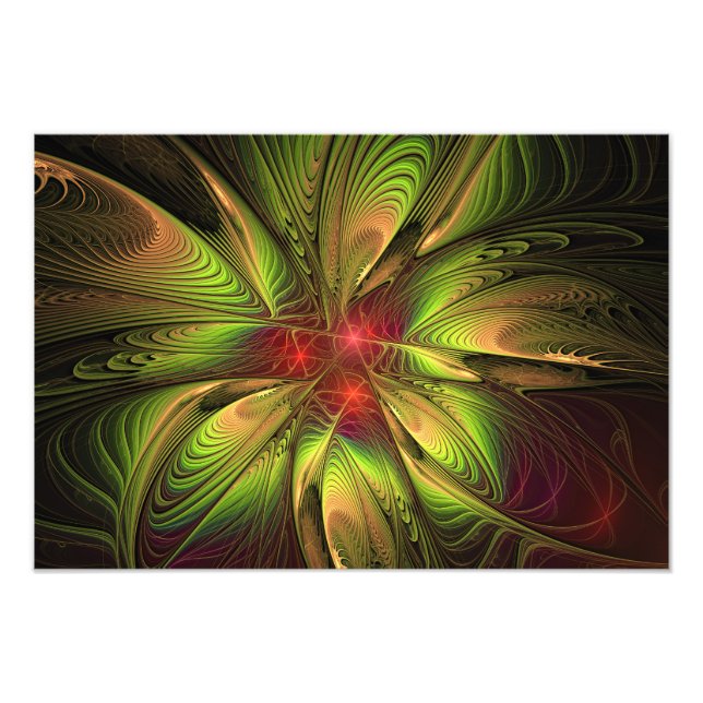 Foto Flores suaves y tiernas fantasía fractal (Frente)