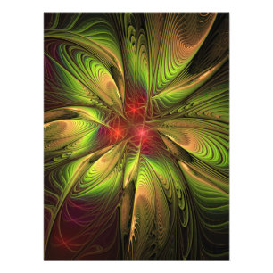 Foto Flores suaves y tiernas fantasía fractal