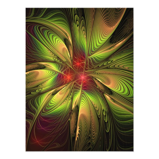 Foto Flores suaves y tiernas fantasía fractal (Frente)