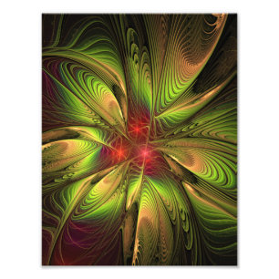 Foto Flores suaves y tiernas fantasía fractal