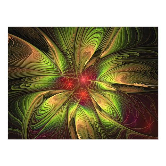 Foto Flores suaves y tiernas fantasía fractal  (Frente)