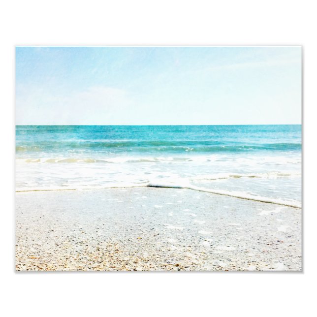 Foto Florida Tropical Beach Sand Ocean Waves Shells (Frente)