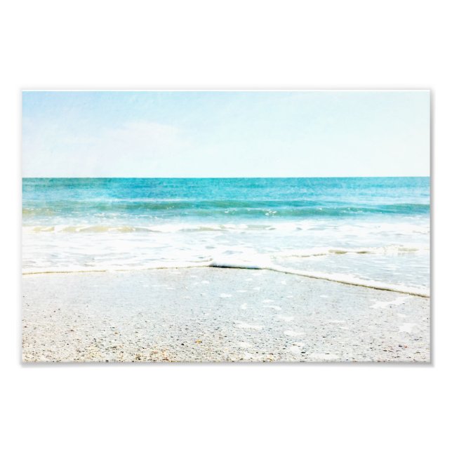 Foto Florida Tropical Beach Sand Ocean Waves Shells (Frente)