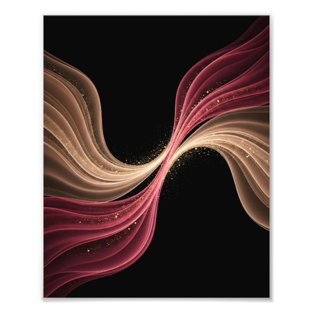Foto Flujo Eterno de Amor — Arte Romántico Abstracto (Frente)