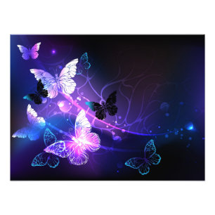 Foto Fondo con mariposas nocturnas