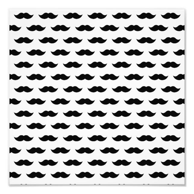 Foto Fondo de bigote negro (Frente)