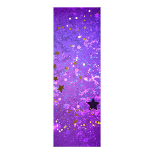 Foto Fondo de Relieve metalizado púrpura con estrellas