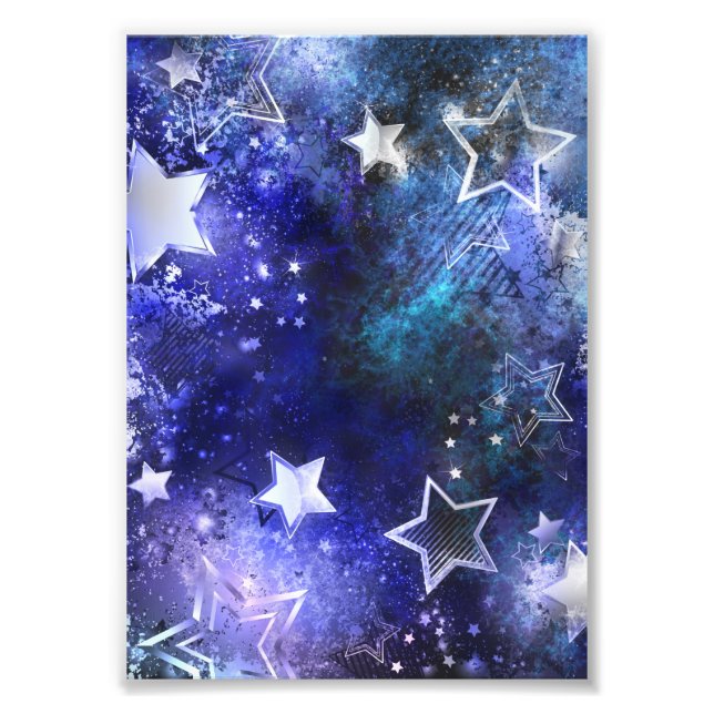 Foto Fondo espacial con estrellas (Frente)