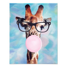 Fondo Giraffe De Goma Azul Mottte