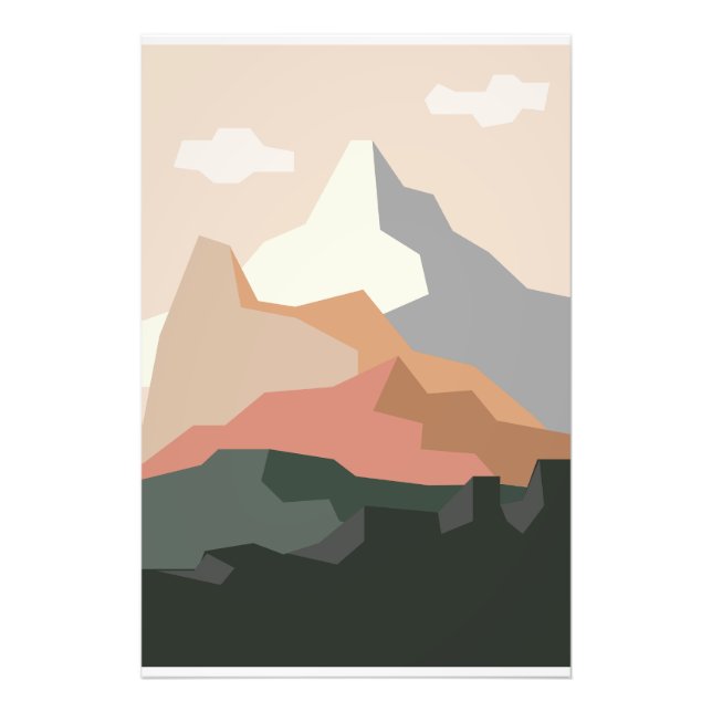 Foto Fondo minimalista de montaña (Frente)