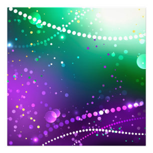 Foto Fondo morado festivo de Mardi Gras