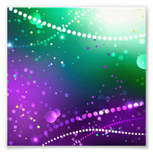 Foto Fondo morado festivo Mardi Gras