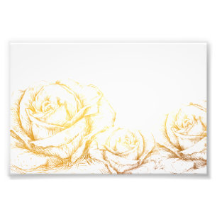 Foto Fondo personalizado rosas vintage florales falso o