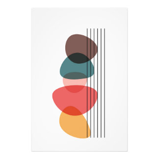 Foto Formas orgánicas Composición artística moderna