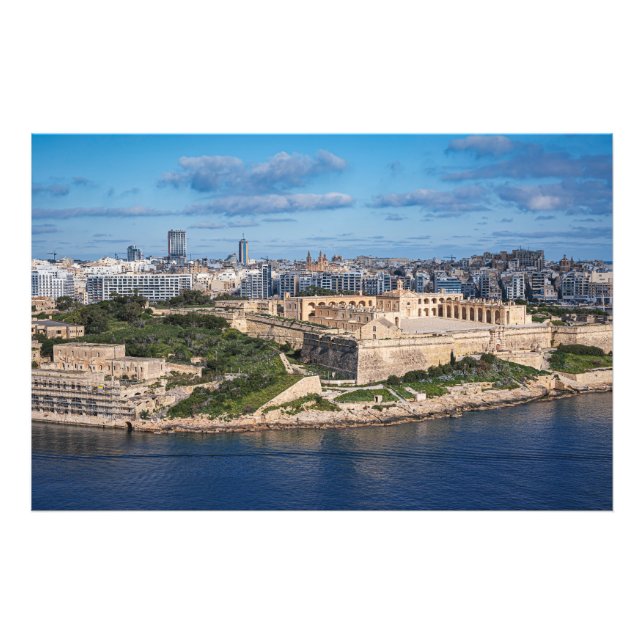 Foto Fort Manoel y Sliema desde La Valeta, Malta (Frente)