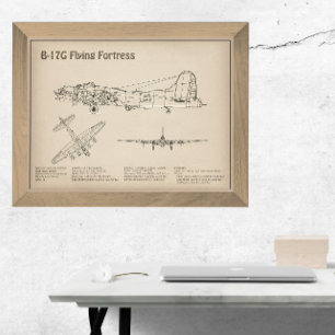Foto Fortaleza Voladora B-17 - Planes de Plano de Plane