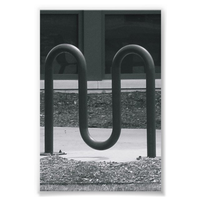 Foto Fotografía de alfabeto M1 blanco y negro 4x6 (Frente)