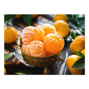 Foto Fotografía de frutas de mandarina