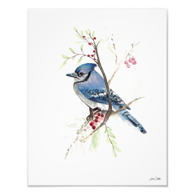 Foto Fotografía de Jay Watercolor Azul (Frente)