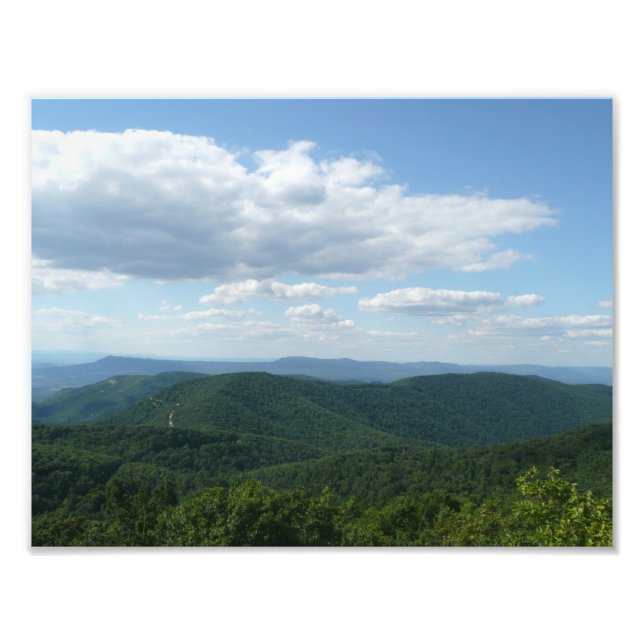 Foto Fotografía de las montañas appalaches (Frente)