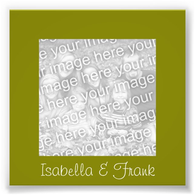 Foto Fotografía de marco de oliva (Frente)