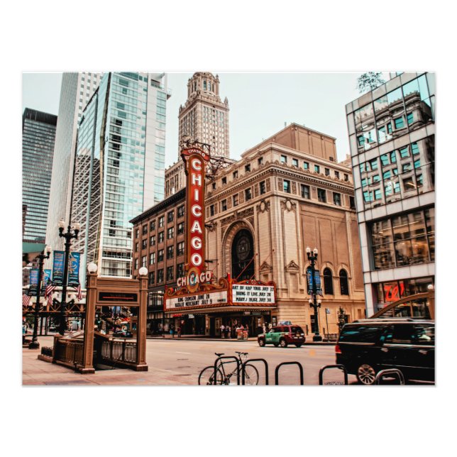 Foto Fotografía del paisaje urbano de Chicago, Illinois (Frente)