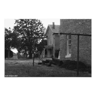 Foto Fotografía en blanco y negro de la Casa Antigua